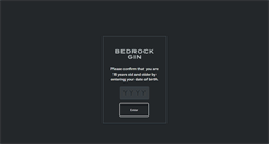 Desktop Screenshot of bedrockgin.co.uk